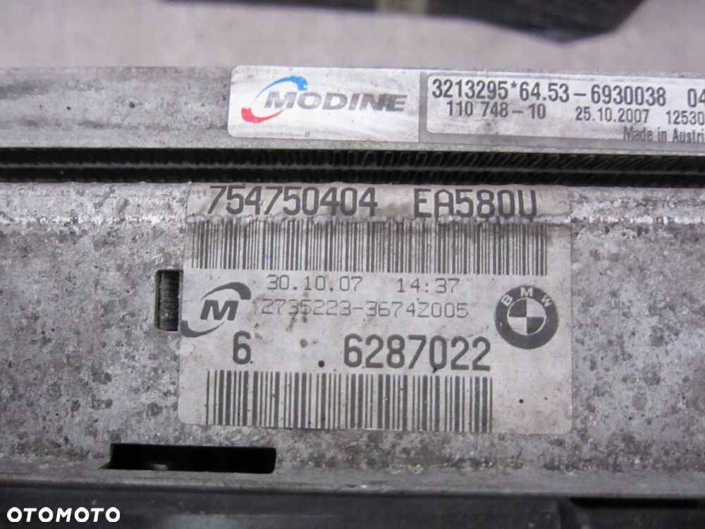 BMW E87 116 E90 320 N43 CHŁODNICA WODY KOMPLET - 6