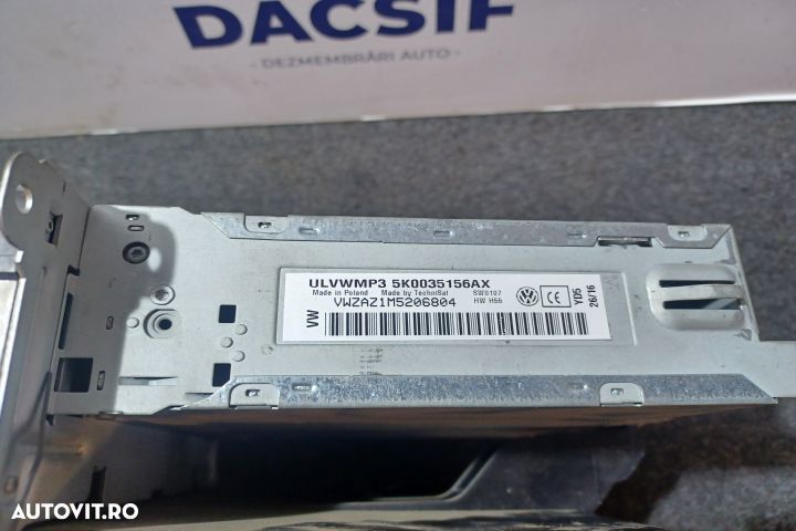 Radio cd 5K0035156AX MX1253 Volkswagen VW Touran 1 [2th facelift] [20 - 3