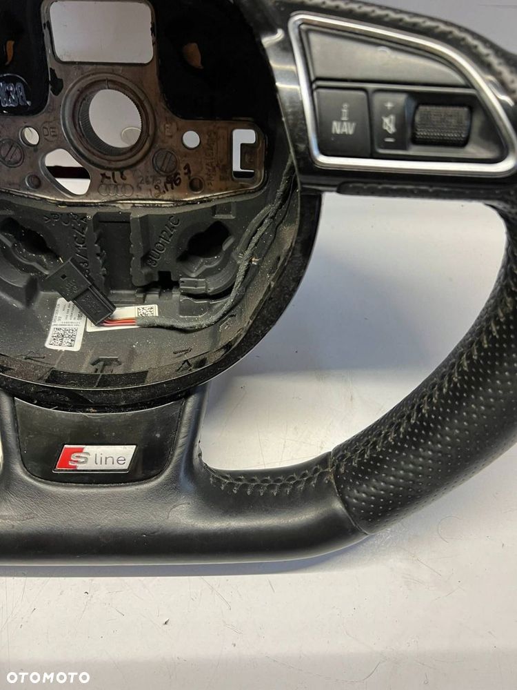 8K0 419 091 C Kierownica ścięta s-line multi z poduszką Audi A5 8T 8F - 7