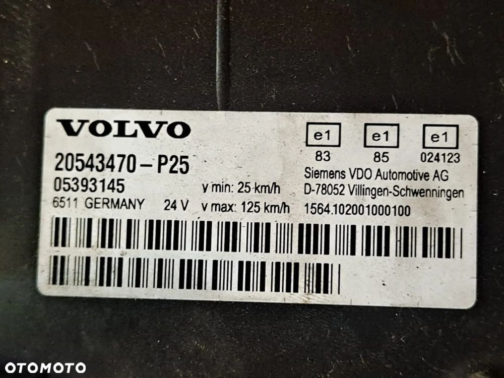 20543470-P25 20543470-P27 Licznik ZEGAR VOLVO VDO FH FM - 3