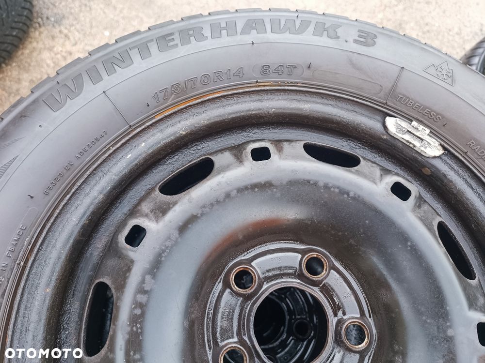 5x100 Felgi Stalowe Stal 14 Koła Zimowe Zima SKODA FABIA PRAKTIK ROOMSTER RAPID SEAT IBIZA CORDOBA TOLEDO IV 4 VW FOX POLO Legnica ALU-RAD 175/70 6,5mm - 3