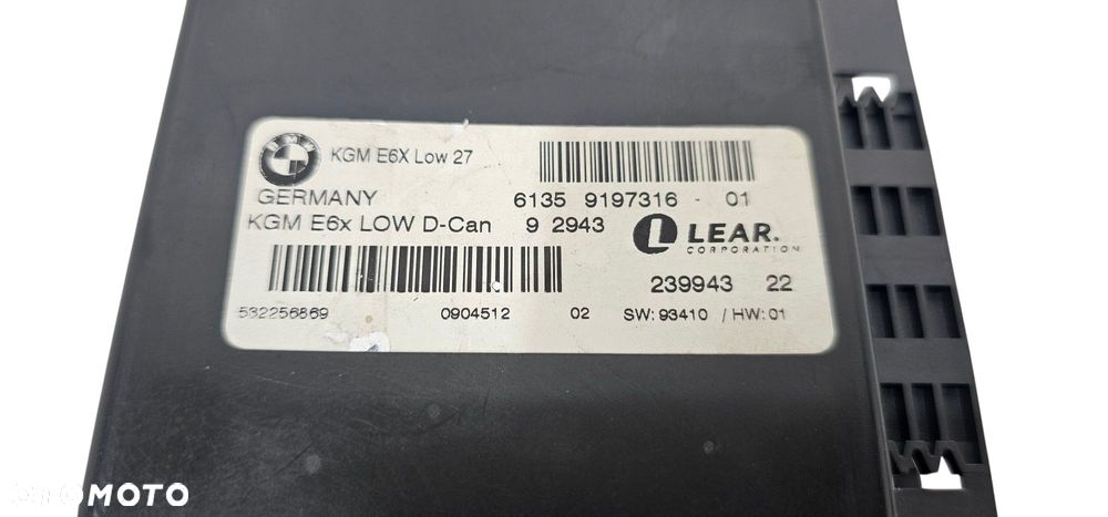 Bmw E60 E61 E63 E64 Moduł Sterownik Komfortu 9197316 9176078 9186170 - 6
