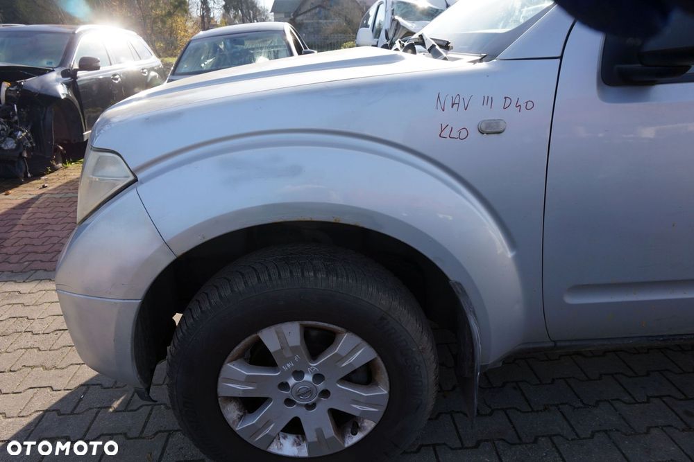 MASKA ZDERZAK BŁOTNIKI LAMPY PATHFINDER III R51 KL0  NISSAN 2005-2014 SREBRNY PRZÓD KOMPLETNY - 6