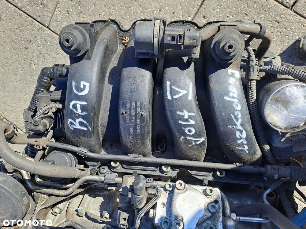 Volkswagen Golf V 1.6 FSi 115KM silnik kompletny kod BAG BLF BLP - 8