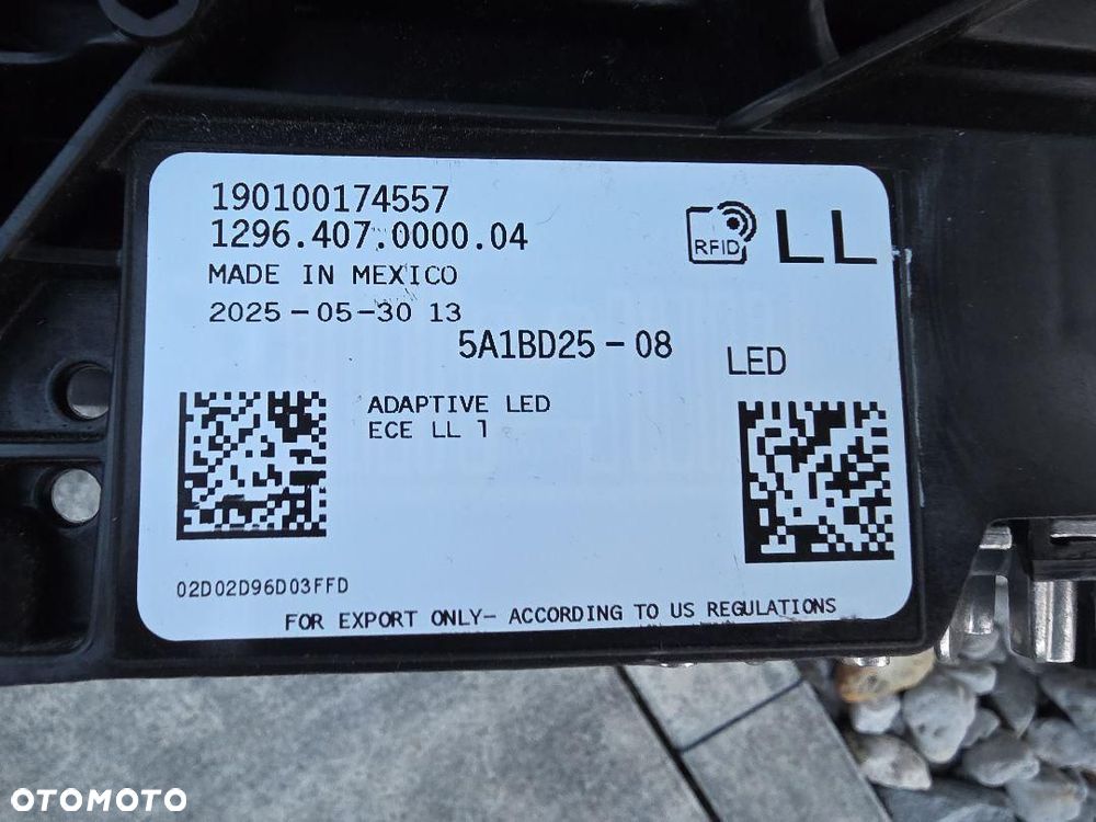 BMW X3 G45 Lampa lewa Kompletna Full Led Adaptive 5A1BD25 Srebna Niebieska - 13