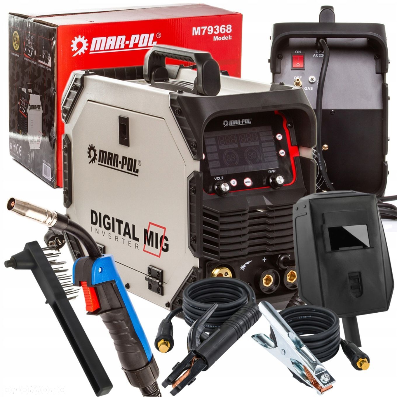 SPAWARKA DO ALUMINIUM SYNERGIA 250A INWERTEROWA MIG MMA TIG MIGOMAT - 1
