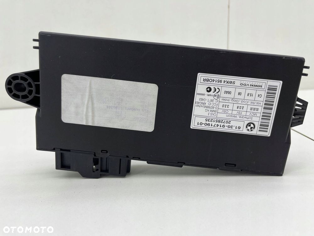 BMW X5 E70 MODUŁ STEROWNIK CAS3 9147190 - 1