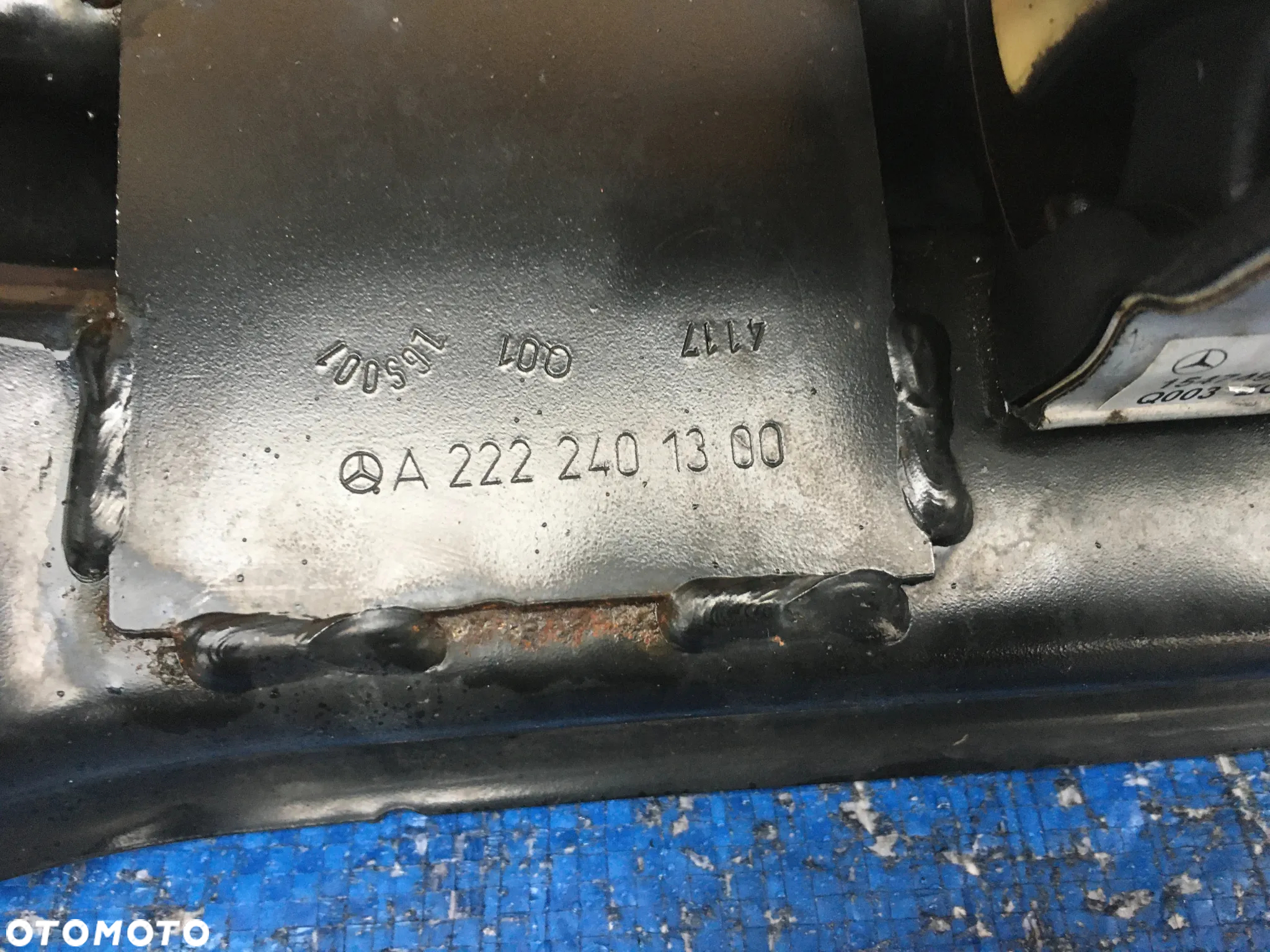 Mercedes S500 W222 Lift Łapa Podpora Skrzyni Poduszka A2222401300 A2222401118 - 4