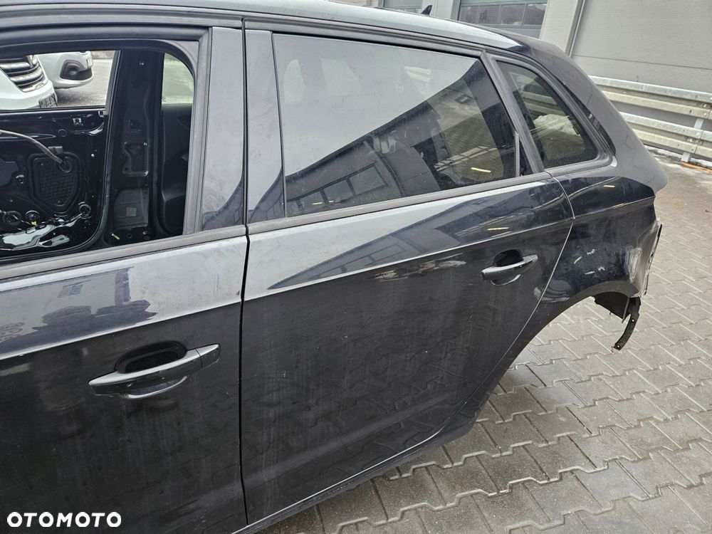 audi a3 8v 5d hb sportback 12-20 drzwi lewe lewy tył tylne kolor lz9y - 3