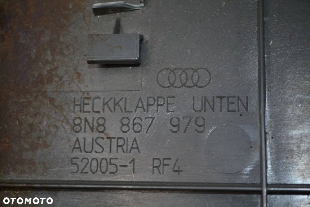 AUDI TT 8N COUPE TAPICERKA OSŁONA KLAPY BAGAŻNIKA 8N8867979 - 5
