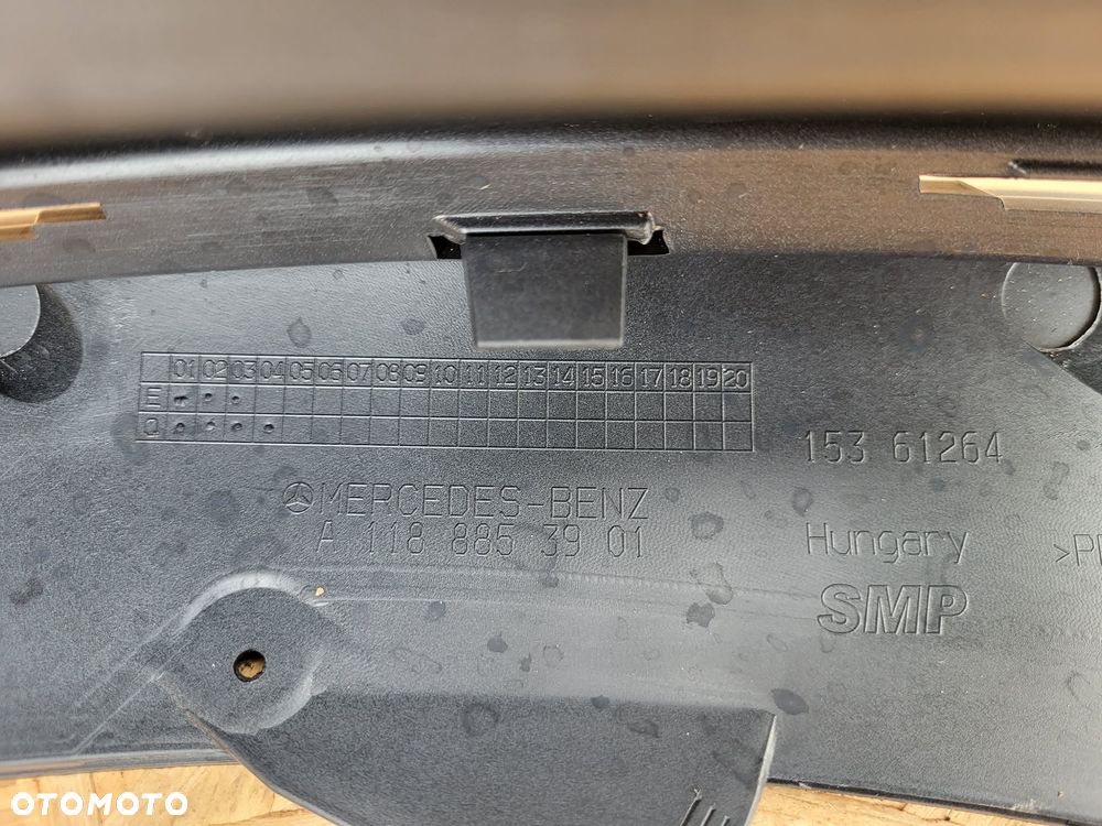 MERCEDES CLA W118 ZDERZAK PRZÓD A1188853901 - 9