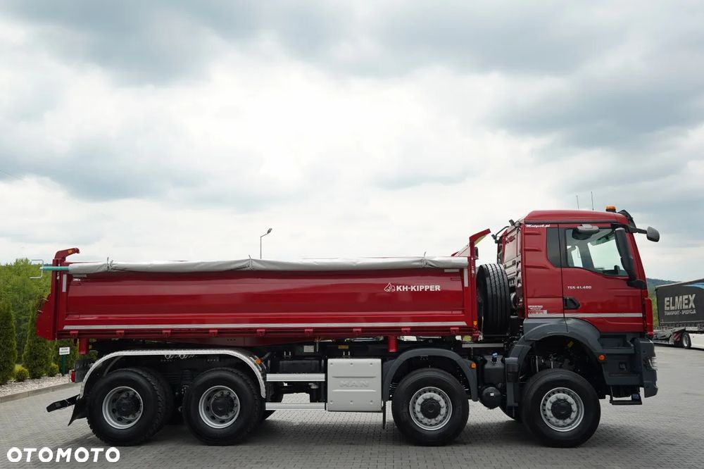 MAN TGS 41.480 / 8X8 / WYMIEŃ SWÓJ STARY NA NOWY / WYWROTKA 3 STRONNA / BORDMATIC / KH KIPPER / AUTOMAT / FABRYCZNIE NOWA - 2026 R / DOSTĘPNY OD RĘKI - 18