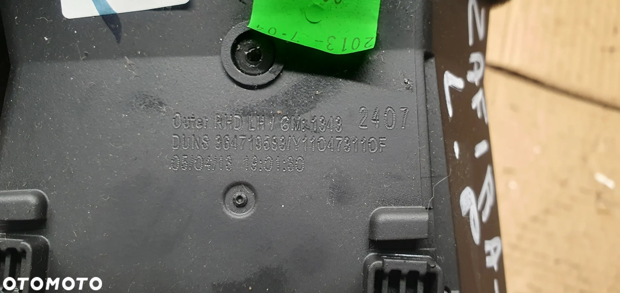 Kratka nawiewu powietrza lewa Opel Zafira C 13432407 - 7