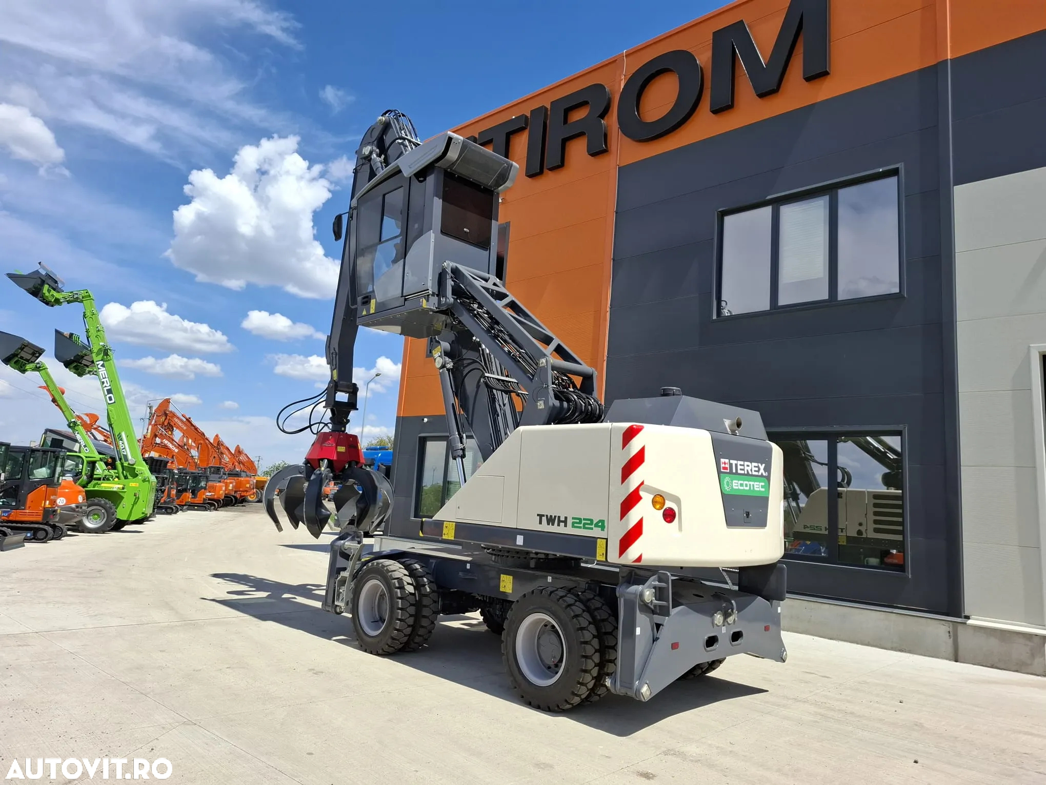 Terex FUCHS 26t, brate 11m, graifer 5 petale, cale fata spate-garantie, posibilitate leasing-269.000 EUR+tva - 6