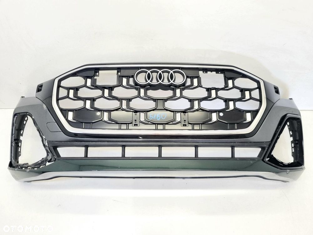 audi q8 s-line lift 4m8 24- zderzak przód przedni grill - 1