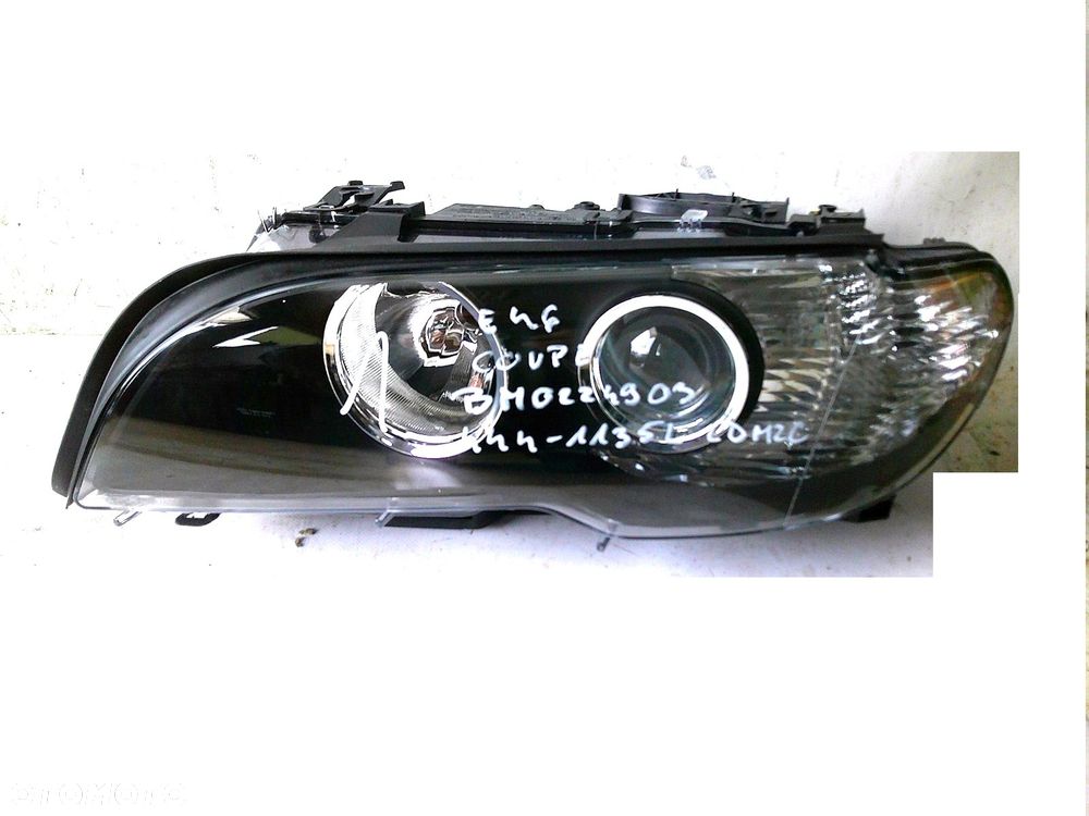63126920582 bmw 3 e46 coupe cabrio lampa przód lewa przednia - 1