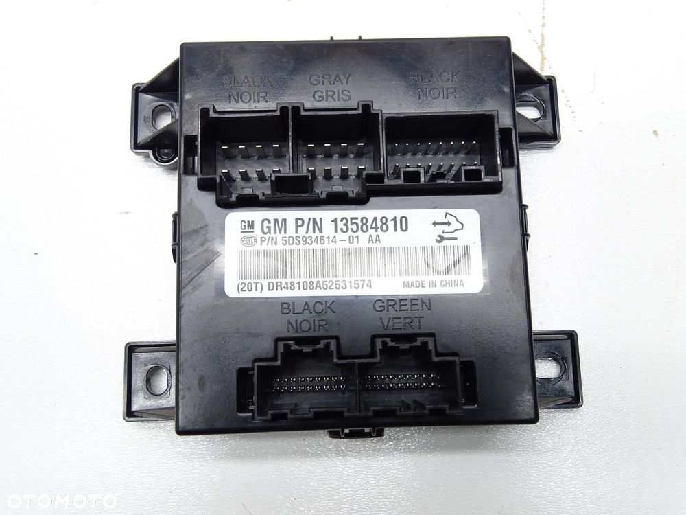 MODUŁ STEROWNIK FOTELA KIEROWCY 13584810 OPEL INSIGNIA A LIFT - 1
