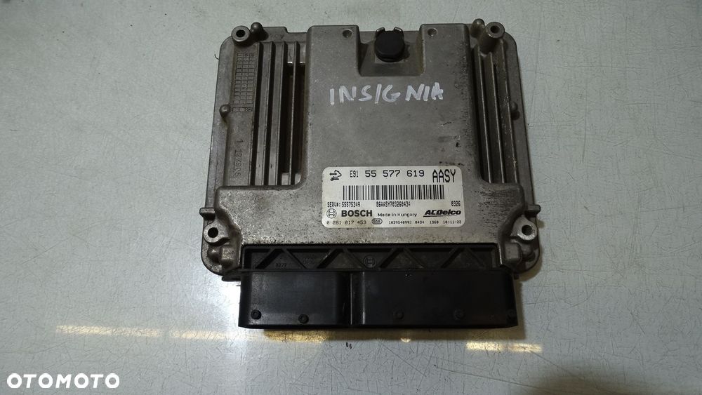 KOMPUTER SILNIKA OPEL INSIGNIA 2.0CDTI 0281017453 - 1