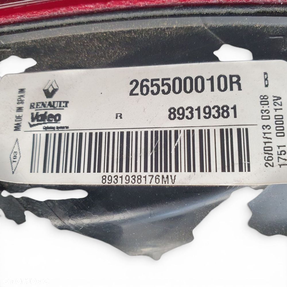 LAMPA PRAWA Renault Megane III lift Kombi prawy tył prawa pasażera Europa - 2