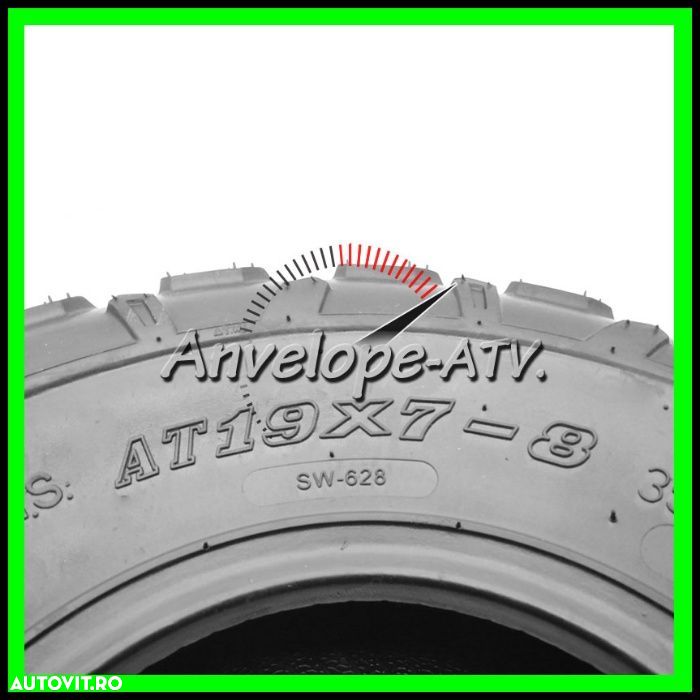 CAUCIUC ATV 19X7-8 ATV 110 125cc ANVELOPA ATV 19x7x8 19x7 R8 - 4