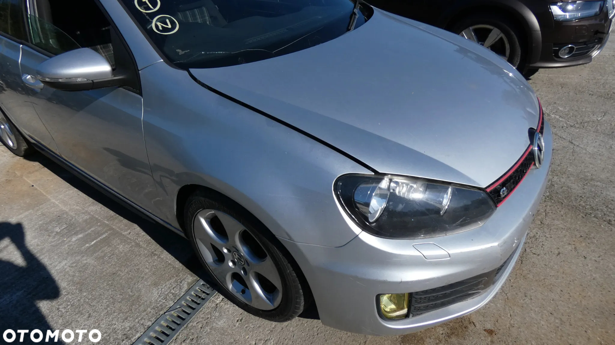 VW GOLF VI 6 GTI MASKA PRZÓD PRZEDNIA POKRYWA SILNIKA SREBRNA GORLICE - 8