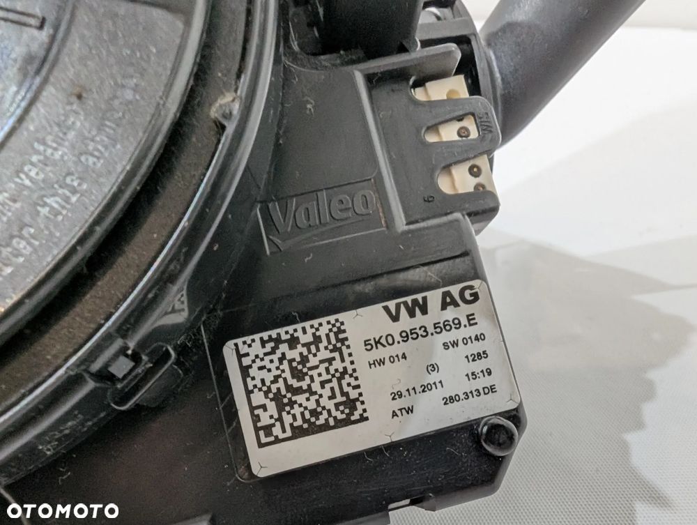 VW PASSAT B7 SKODA GOLF VI OCTAVIA II SEAT LEON II TAŚMA ZWIJAK PRZEŁĄCZNIK ZESPOLONY MANETKI 5K0953569E 5K0953502M - 5