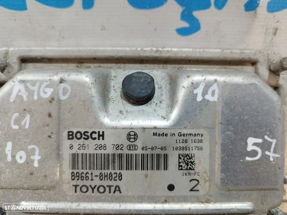 Centralina ECU motor Bosch TOYOTA AYGO 1.0 - 6