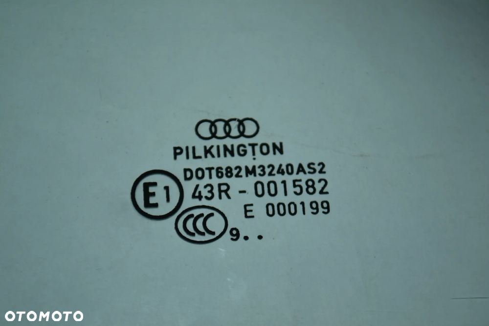 AUDI A4 B8 SEDAN SZYBA DRZWI TYŁ TYLNA LEWA PILKINGTON 2009 AS2 POMORSKIE - 2
