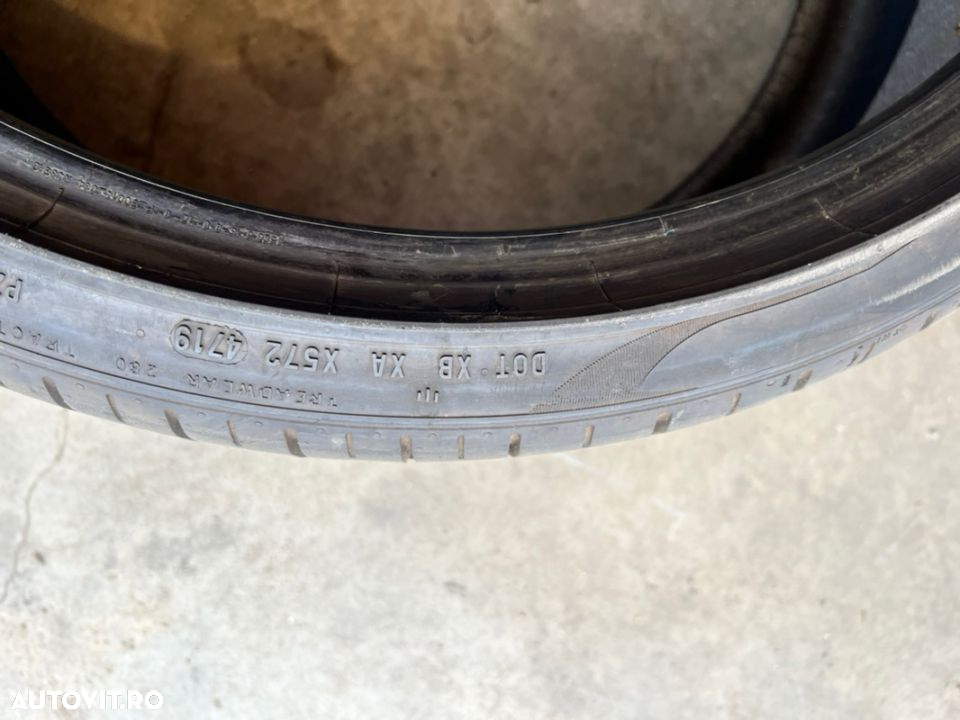 vand o anvelopa 285/30/22 pirelli de vară ca nouă - 7