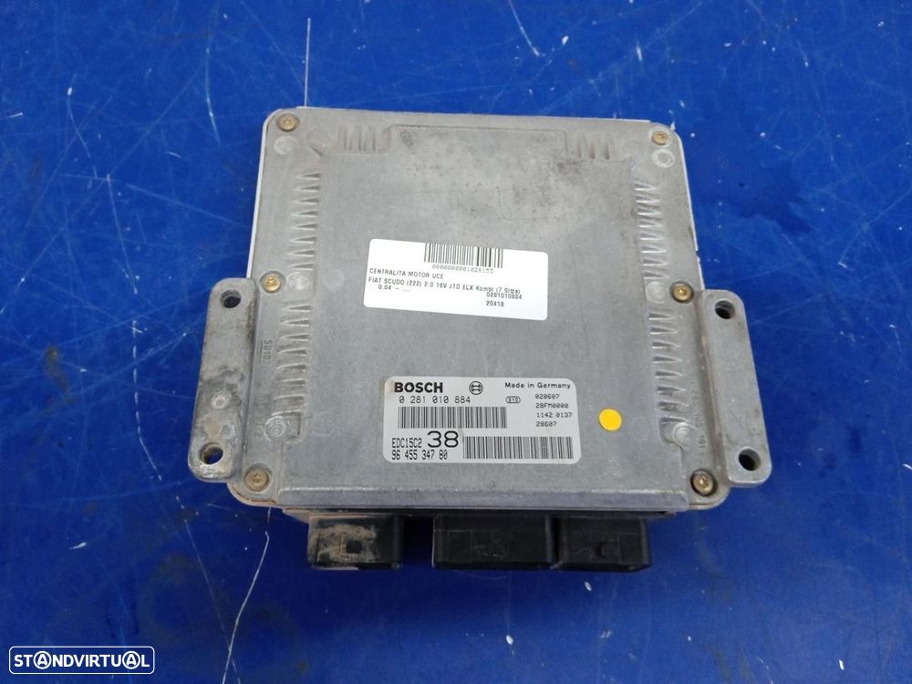 CENTRALINA MOTOR UCE FIAT SCUDO COMBINATO 2002 -0281010884 - 2