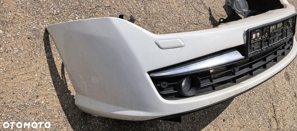 ZDERZAK PRZEDNI  PRZÓD KOMPLETNY BIAŁY RENAULT LAGUNA 3 III SPRYSKI XENON - 6