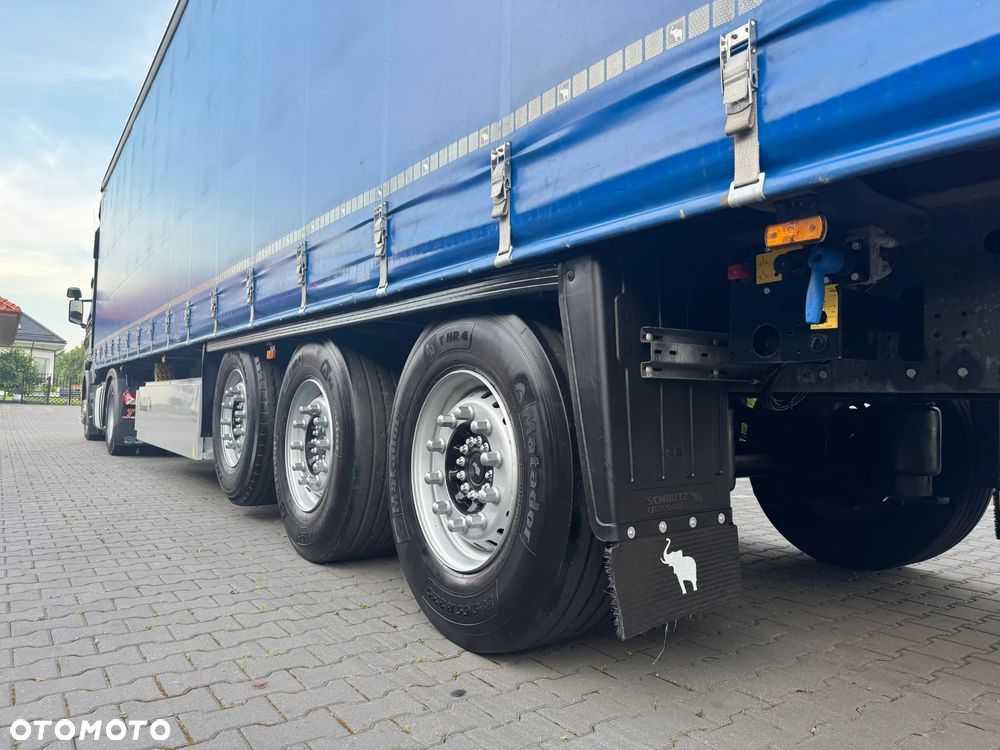 Schmitz Cargobull NACZEPA FIRANKA STANDARD, XL,  OŚ PODNOSZONA, KOSZ PALETOWY, IDEALNY STAN 2017 ROK - 10