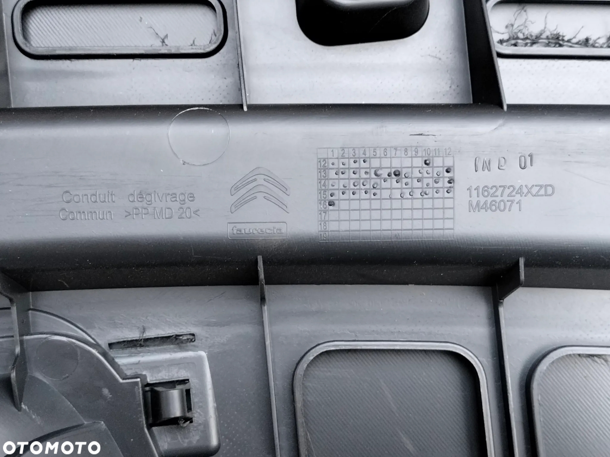 CITROEN C4 II PICASSO KONSOLA DESKA AIRBAG ORYGINAŁ - 8