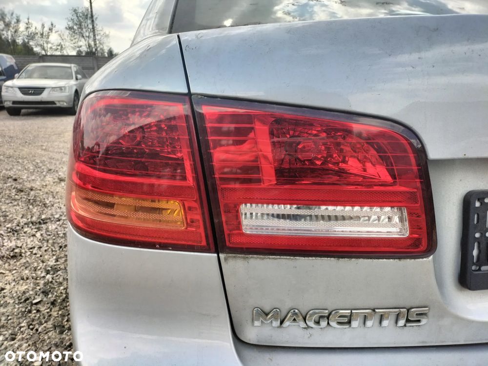 KIA MAGENTIS II 2.0 144KM KOD 6C DRZWI PRAWY LEWY TYŁ PRZÓD KLAPA ZDERZAK PRZÓD TYŁ BŁOTNIK SZYBA LUSTERKO LAMPA SILNIK SKRZYNIA CAŁY NA CZĘŚCI - 4