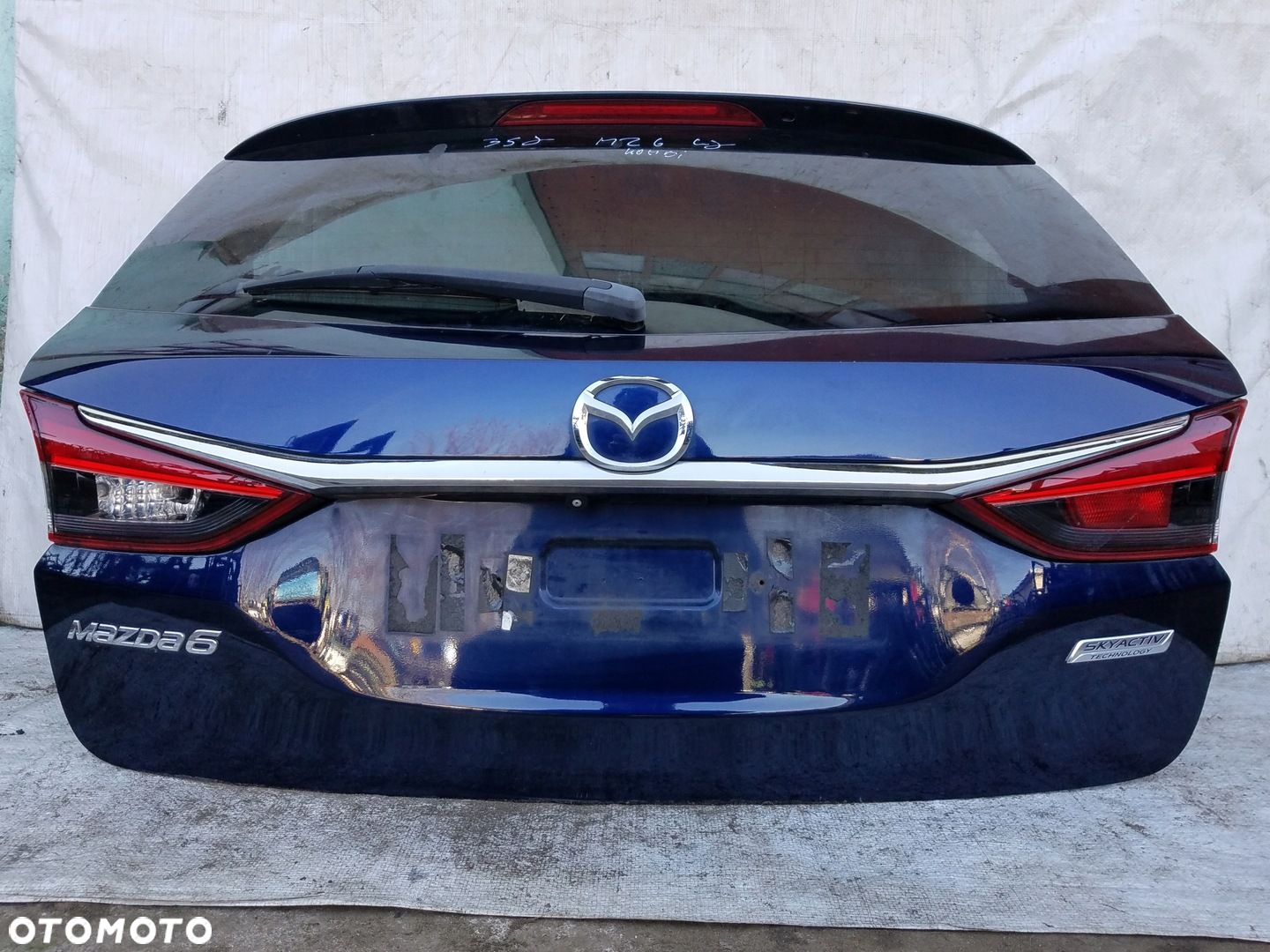 KLAPA BAGAŻNIKA TYŁ MAZDA 6 III GJ KOMBI KOD 35J - 6