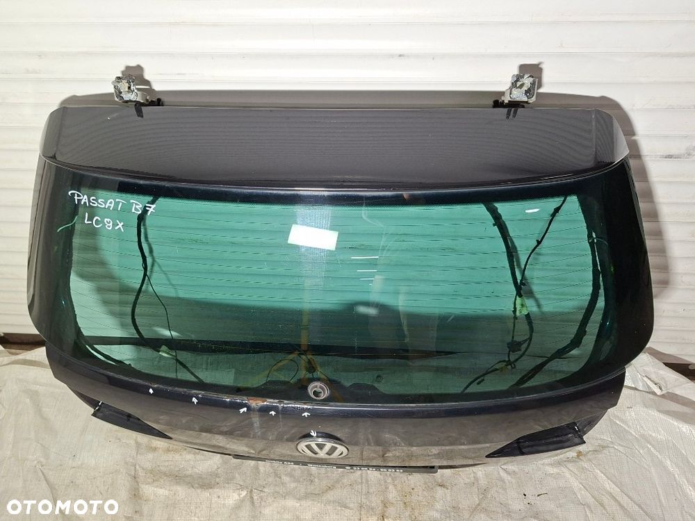 VW PASSAT B7 3AA kombi klapa bagażnika tył kolor czarny LC9X - 2