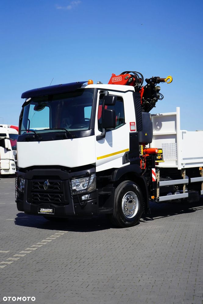 Renault C 430 / 6 X 2 / E 6 / SKRZYNIOWY + HDS / FASSI F 195 / ROTATOR / PILOT / DŁ. 8,05 M - 22