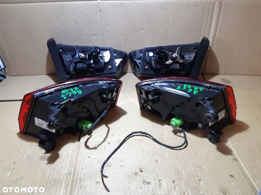 AUDI A6 C7 LIFT SEDAN LAMPY LAMPA LEWA PRAWA LED TYŁ KOMPLET CIEMNE - 3