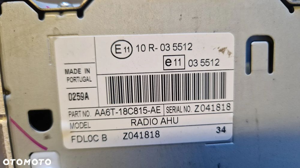 FORD FIESTA MK VII 2008- RADIO AA6T-18C815-AE - 4