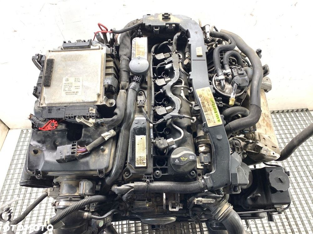 SILNIK KOMPLETNY  MERCEDES-BENZ KLASA E T-Model (S212) 2009 - 2016 E 200 CDI / BlueTEC (212.205, - 8