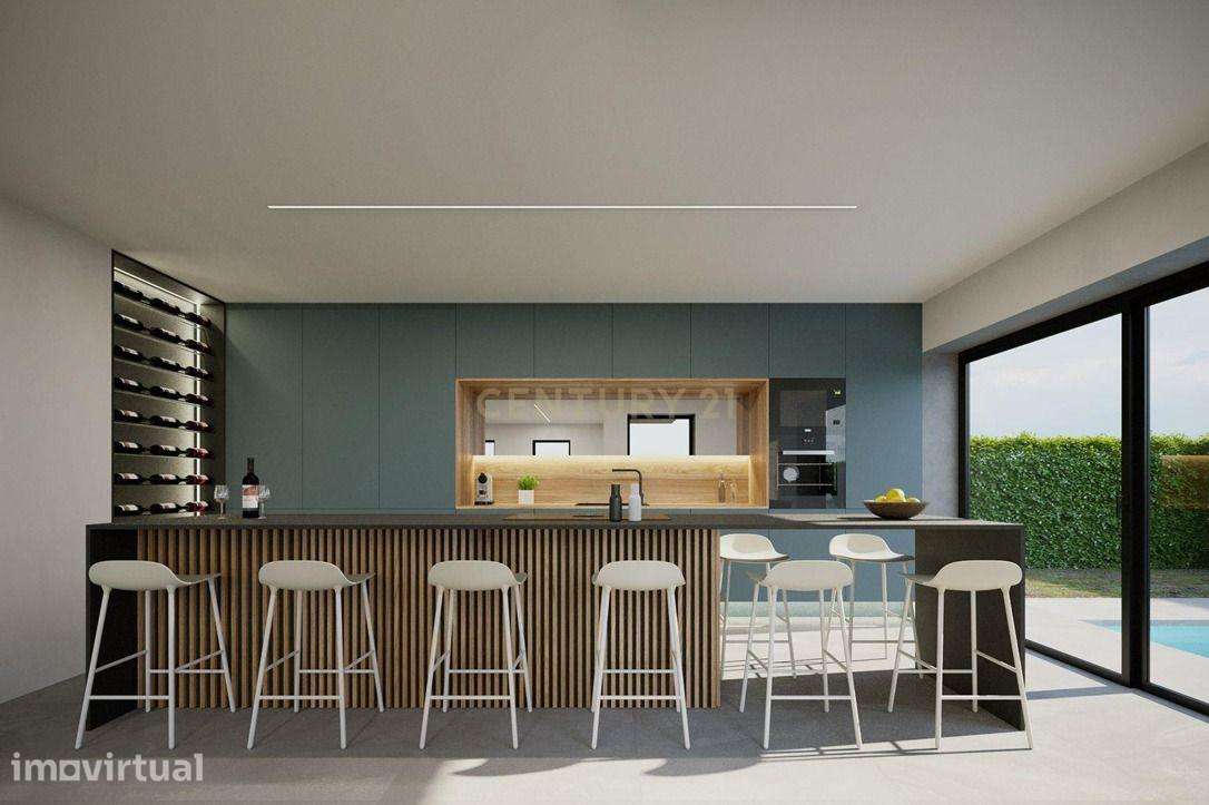 Moradia T4 de Arquitetura Contemporânea com Piscina na Aroeira - Grande imagem: 4/27