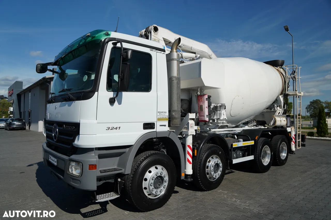 Mercedes-Benz ACTROS 3241 / BETONIER / 8X4 / BETONIERĂ + POMPĂ SERMAC 3Z24 / JANTE DIN ALIAJ - 4