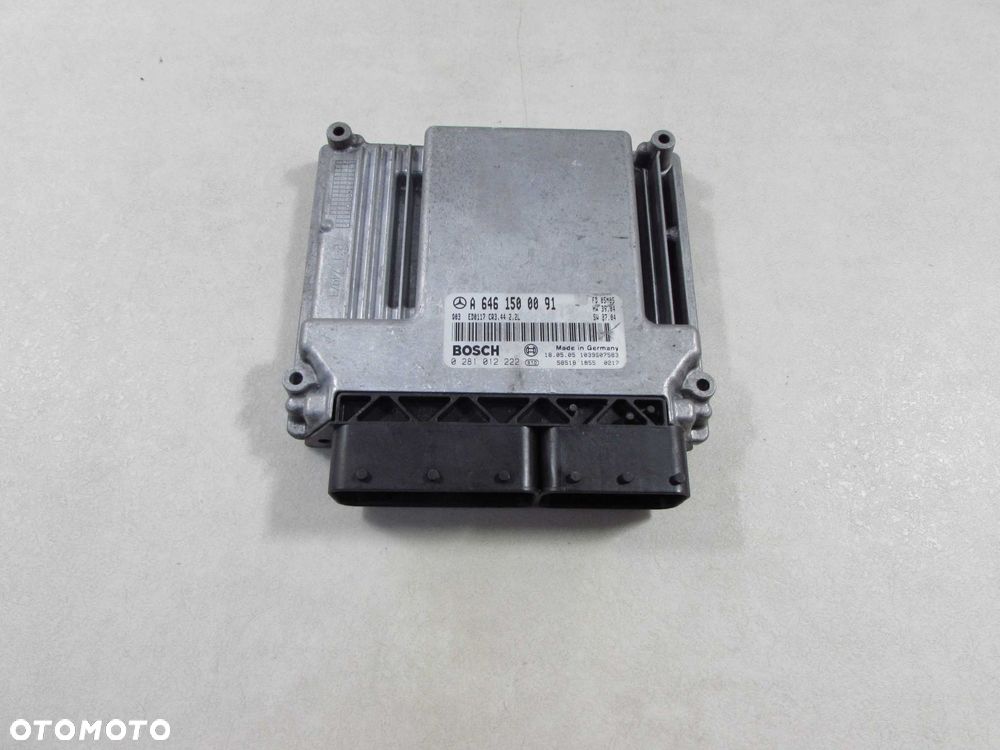 MERCEDES C W203 2.2 CDI KOMPUTER STEROWNIK ECU SILNIKA 0281012222 A6461500091 - 1