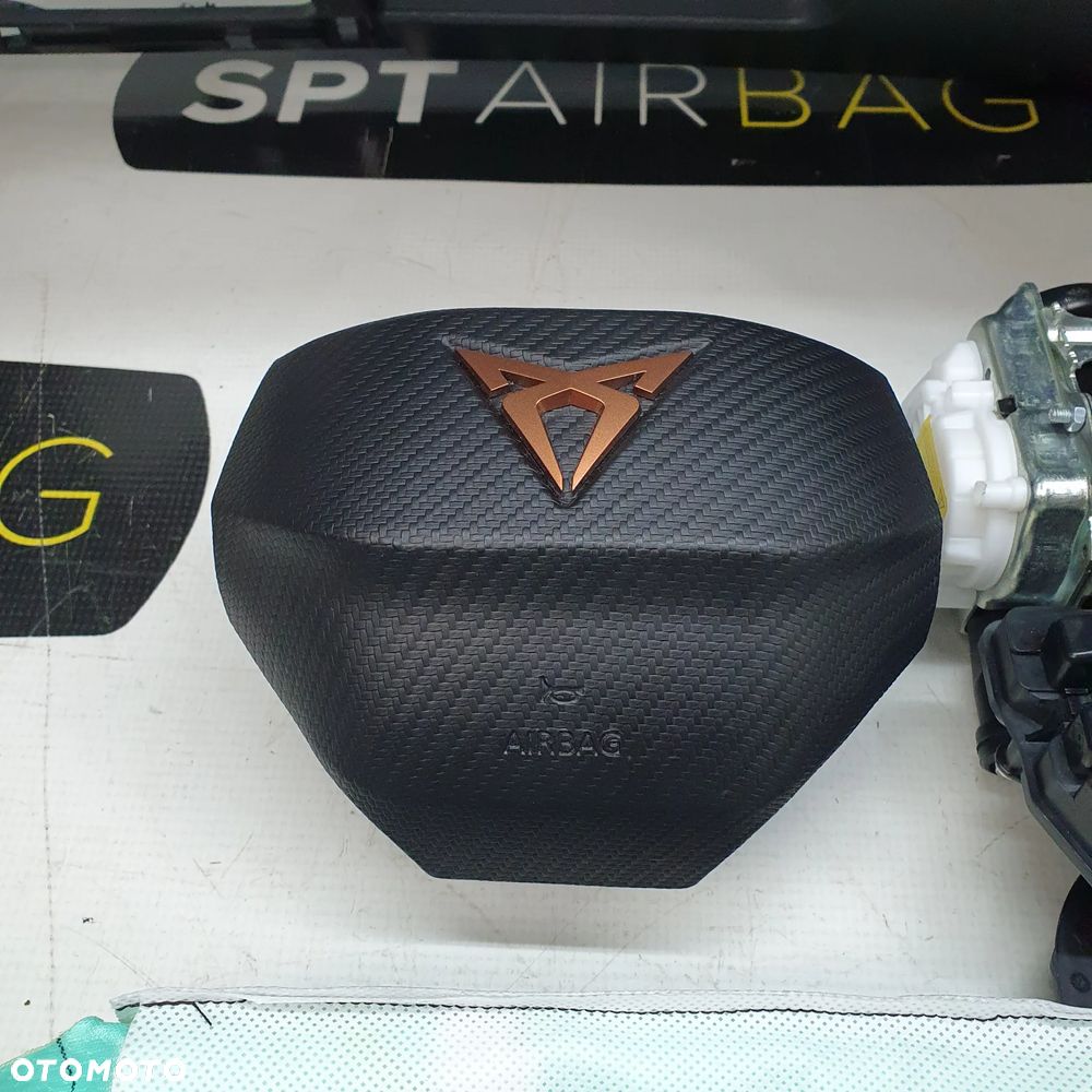 CUPRA TERRAMAR DESKA ROZDZIELCZA KONSOLA KOKPIT PULPIT PODUSZKI AIRBAG AIR BAG PASY KIT SET - 2
