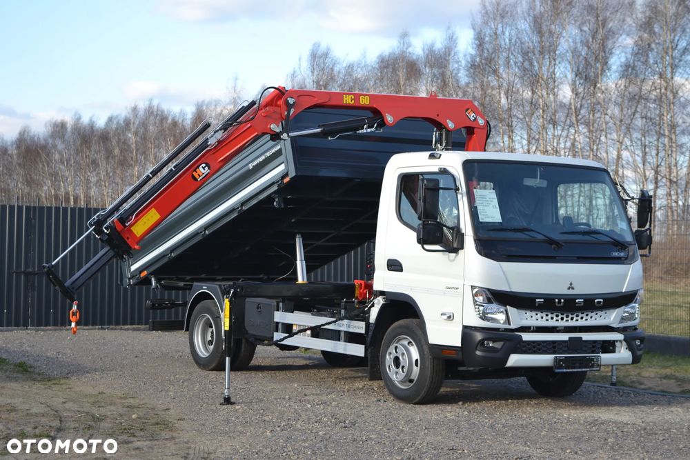 FUSO Mitsubishi Canter 9C18 Nowy Żuraw HDS HYVA HB 60E1 Nowy 3-stronny WYWROT Kiper Wywrotka - 23