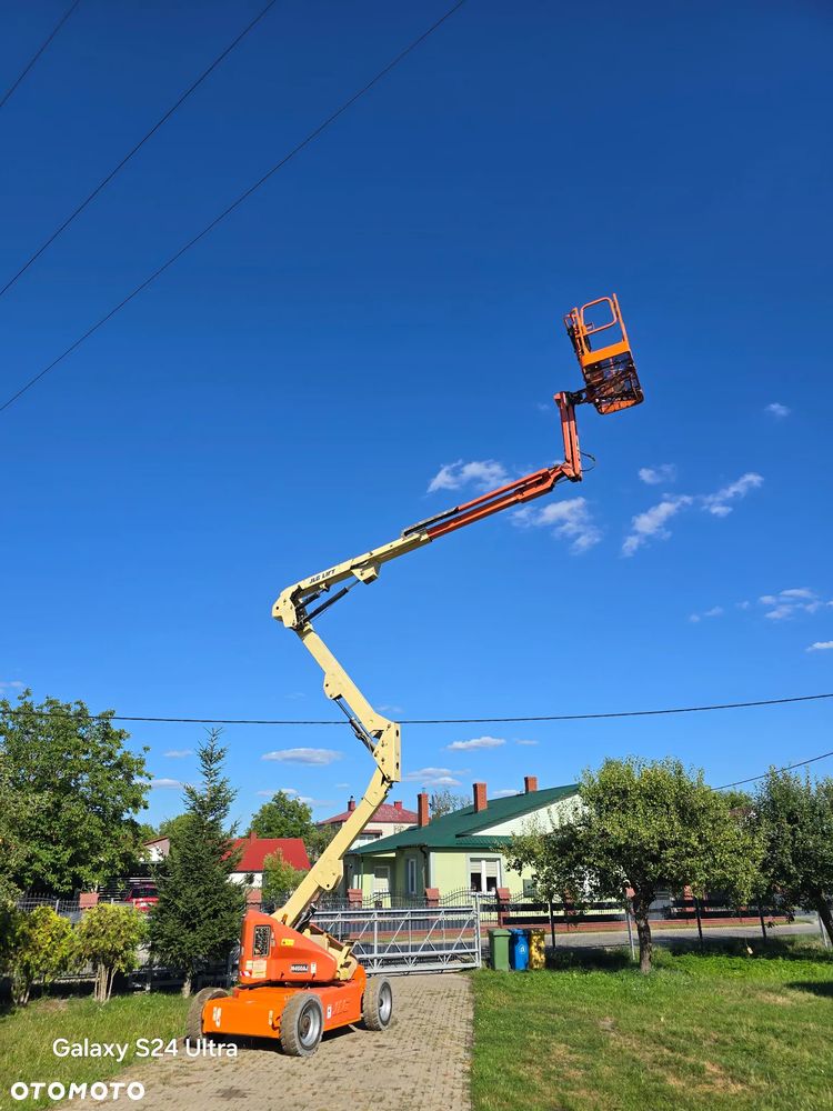 JLG M450AJ podnośnik przegubowo teleskopowy 16m Hybryda diesel+elektryczny //1267Mth// genie haulotte zwyżka Podnośnik koszowy podest ruchomy Access platform Cherry picker boom lift Koła nie brudzące - 20
