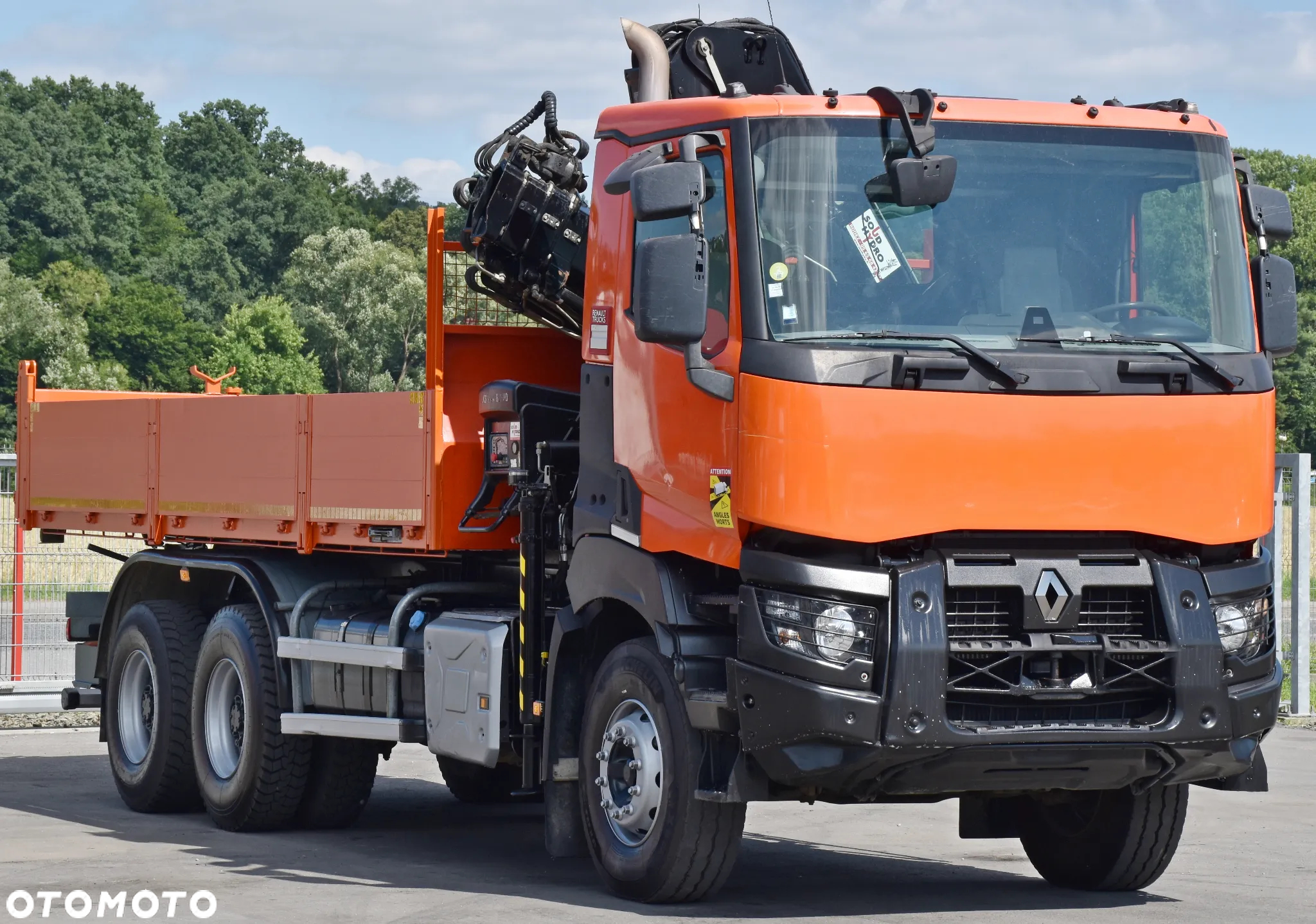 Renault K 430 * WYWROTKA 6,00 m * HIAB 144 B-3 HIDUO + PILOT * 6x4 - 3