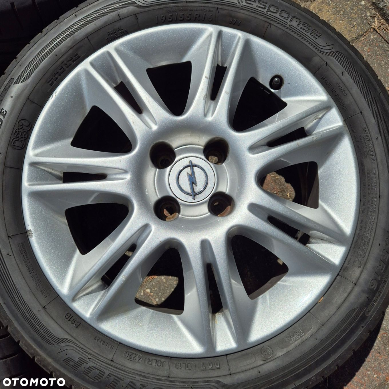 KOŁA 16 ORYGINAŁ OPEL CORSA D E ADAM GRANDE PUNTO EVO 195/55 R16 4x100 - 4