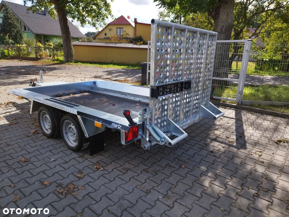 Martz Przyczepa Martz Bau 300x150 2700kg 2 osie pod sprzęt budowlany minikoparka walec dostawa - 7