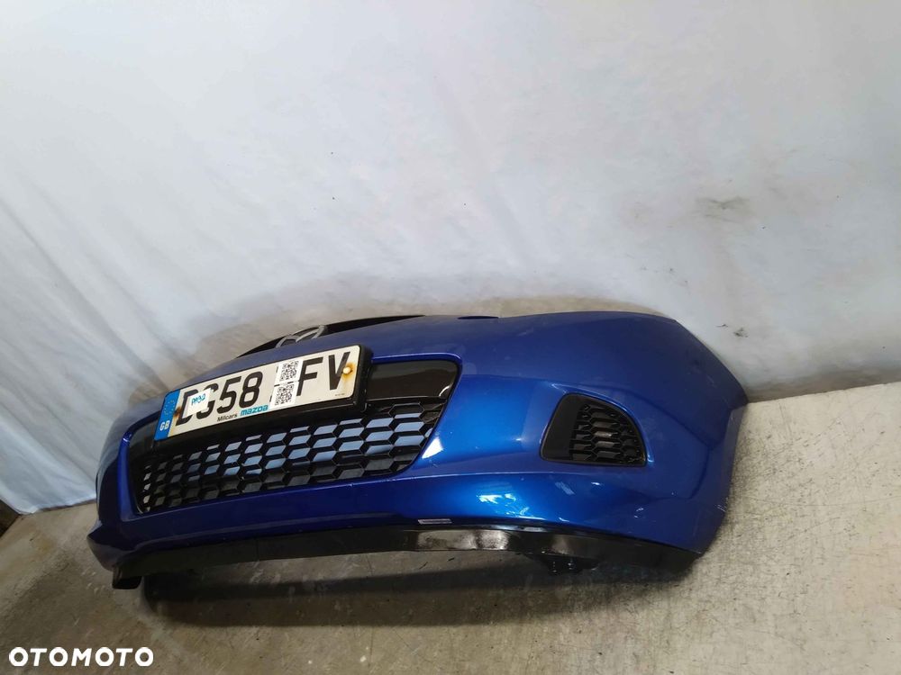 !  ZDERZAK PRZÓD  PRZEDNI MAZDA 2 II  DE 07-11R 34J NIEBIESKI - 4